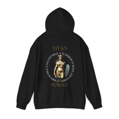 Titanflex Womens Black Warrior Hoodie – Power and Resilience