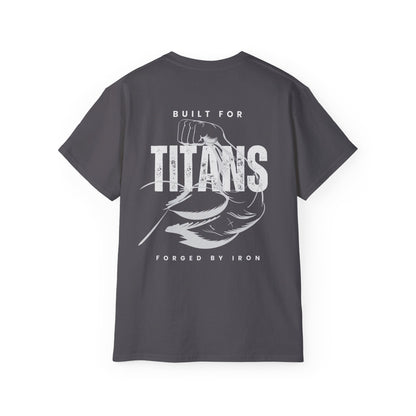 TitanFlex "Built by Iron" Mans Gym T-Shirt,