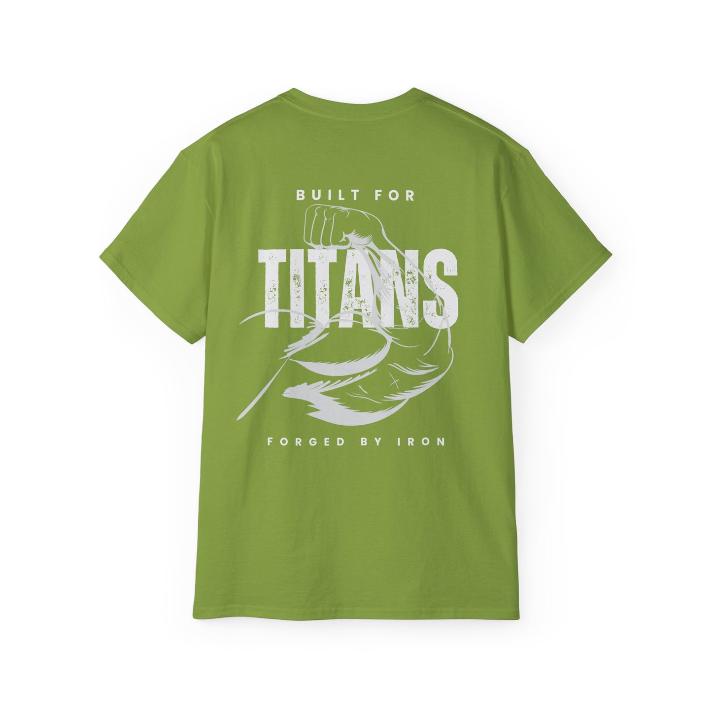 TitanFlex "Built by Iron" Mans Gym T-Shirt,