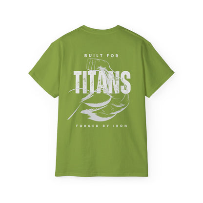 TitanFlex "Built by Iron" Mans Gym T-Shirt,